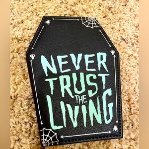 Beetlejuice Never Trust The Living Novelty Wallet